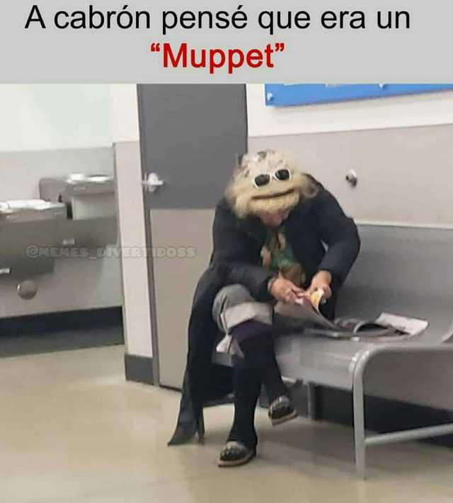 A cabron pense que era un Muppet CMEMES_DERDOsS