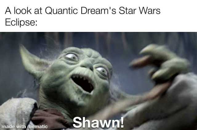 A look at Quantic Dreams Star Wars Eclipse Shawn! made with mematic