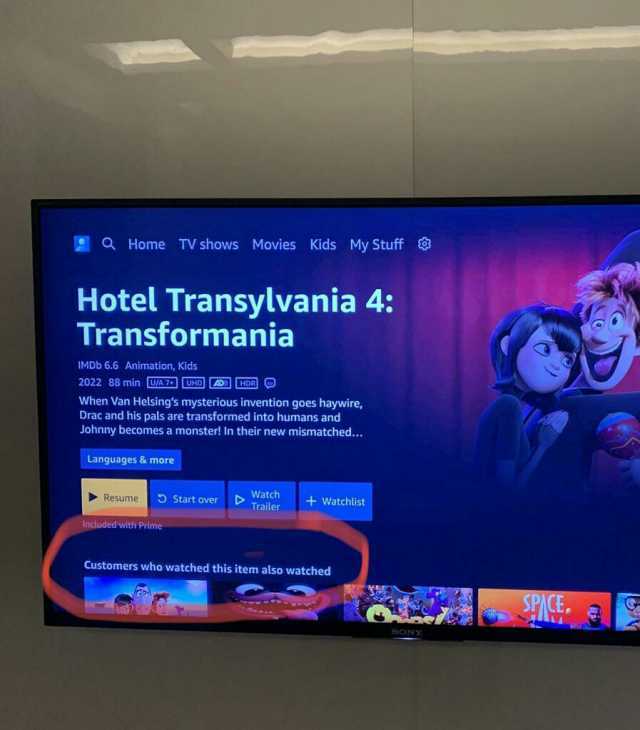 aHome TV shows Movies Kids My Stuff Hotel Transylvania 4 Transformania IMDb 6.6 Animation Kids 2022 88 min UA7 UHD B When Van Helsings mysterious invention goes haywire Drac and his pals are transformed into humans and Johnny beco