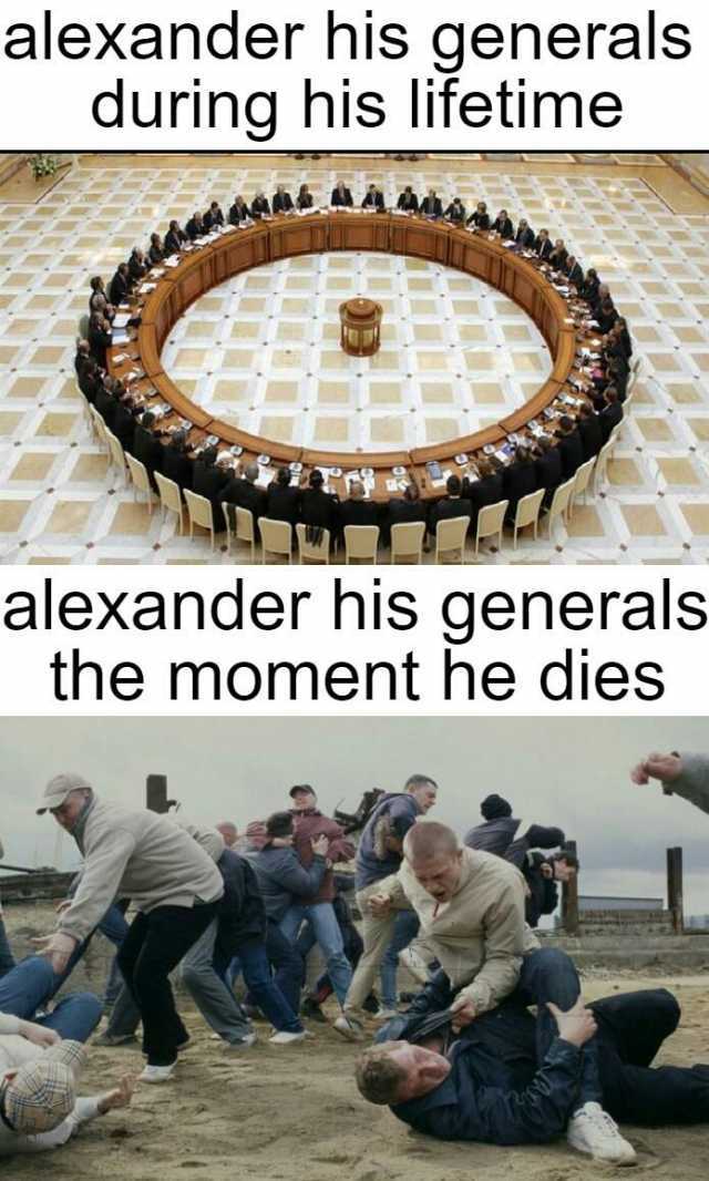 alexander his generals during his lifetime AAAL T alexander his generals the moment he dies