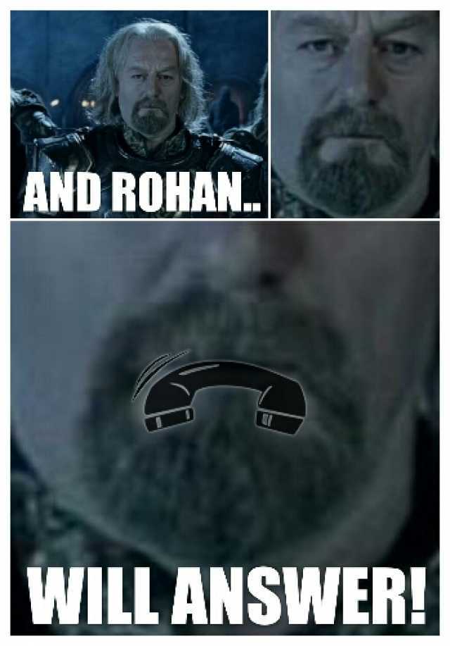 AND ROHAN WILL ANSWER!