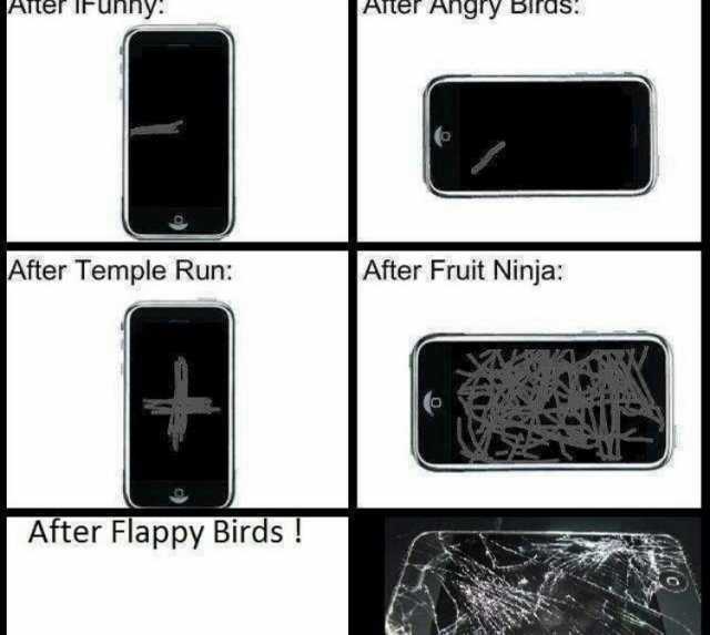ATLeT Truiiy AIter A9y Dirds. After Temple Run After Fruit Ninja Atter FlaPpy Birds !