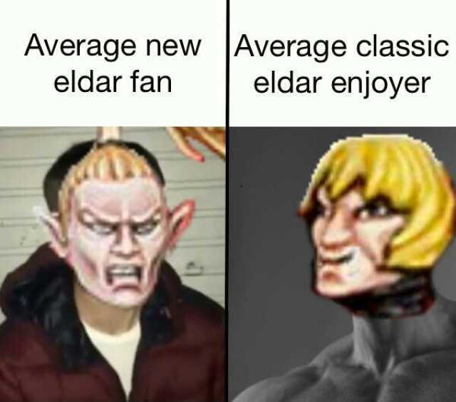 Average new Average classic eldar enjoyer eldar fan