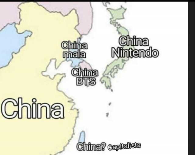 China mala China NintendoO China BTS China China capltaltista