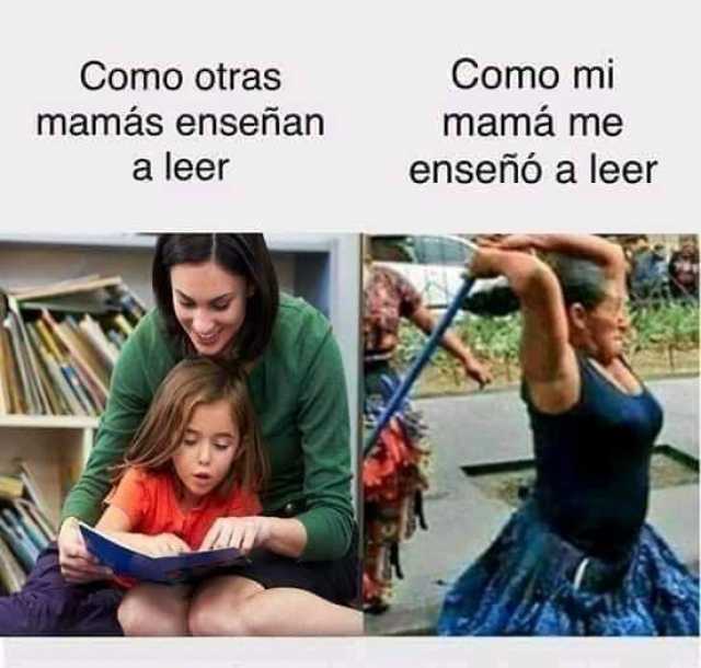 Como mi Como otras mamás enseñan mamá me a leer enseñó a leer 