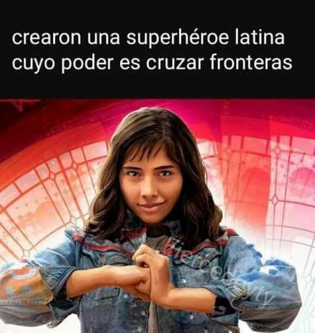 crearon una superhéroe latina cuyo poder es cruzar fronteras