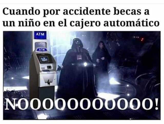 Cuando por accidente becas a un niño en el cajero automático ATM ATM NO0000000000! 