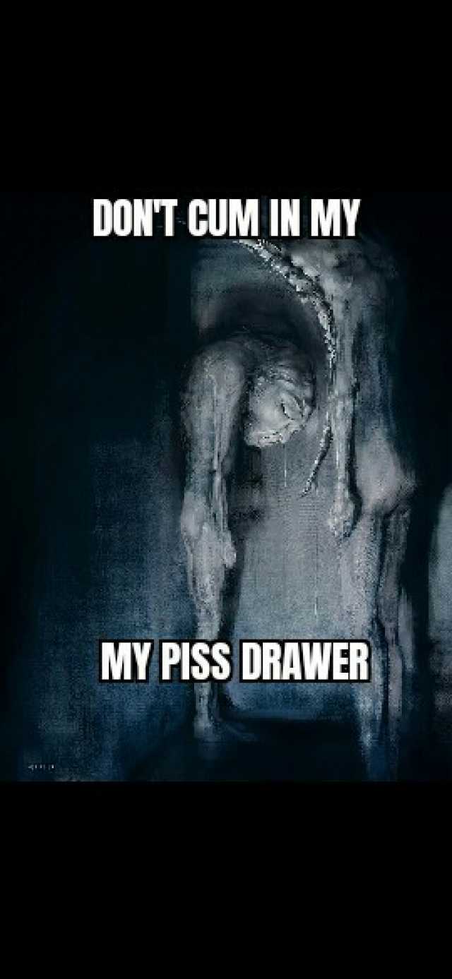 DONT CUM IN MY MY PISS DRAWER