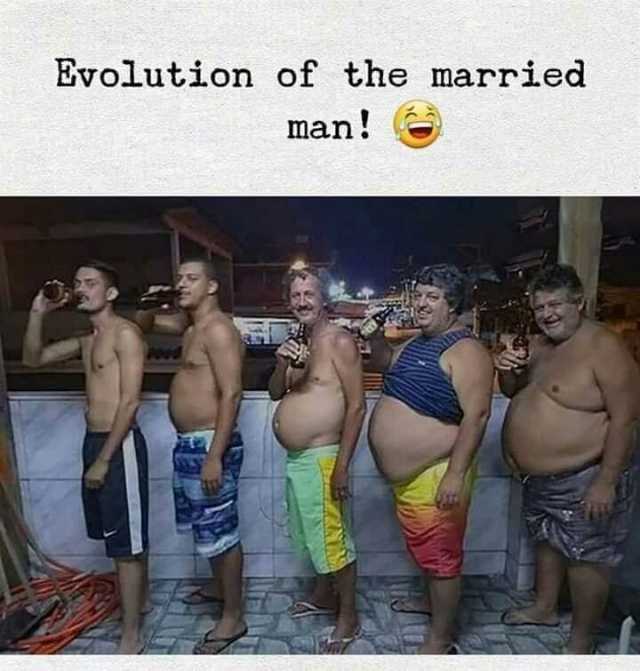 Evolution of the married man