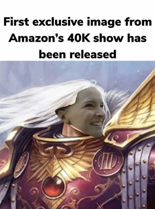 First exclusive image from Amazons 40K show has been released
