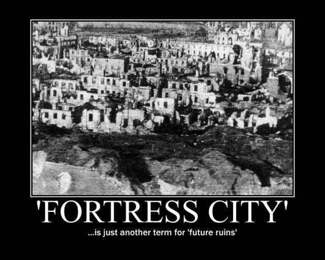 FORTRESS CITY .is just another term for future ruins