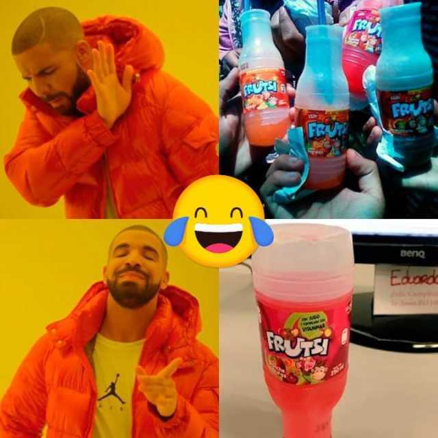Como tomar un Frutsi con el meme de Drake