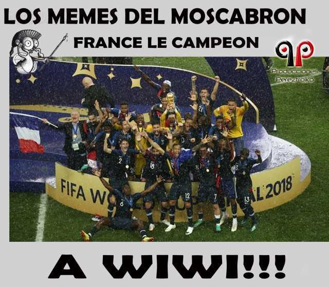 Francia Campeón, a wiwi!!