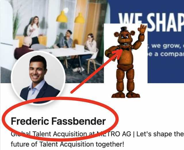 Frederic Fassbender JAI SHAP future of Talent Acquisition together! we grow ea compa Guhal Talent Acquisition atTRO AG  Lets shape the