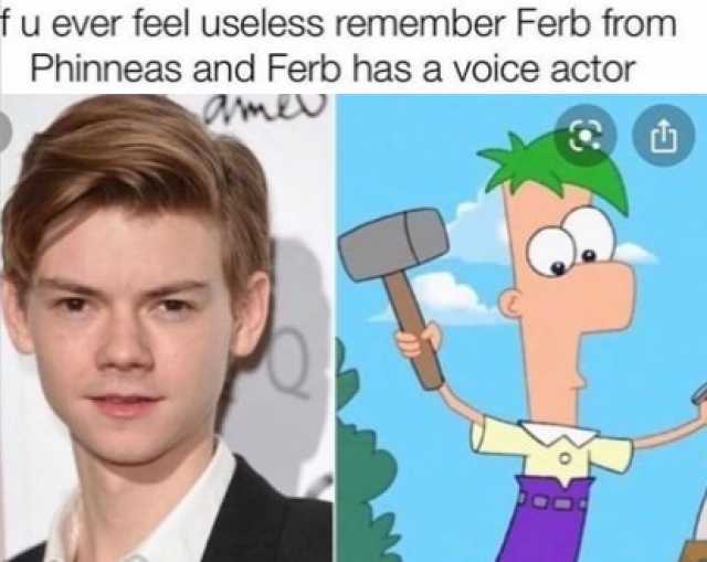 fu ever feel useless remember Ferb from Phinneas and Ferb has a voice actor ameo 
