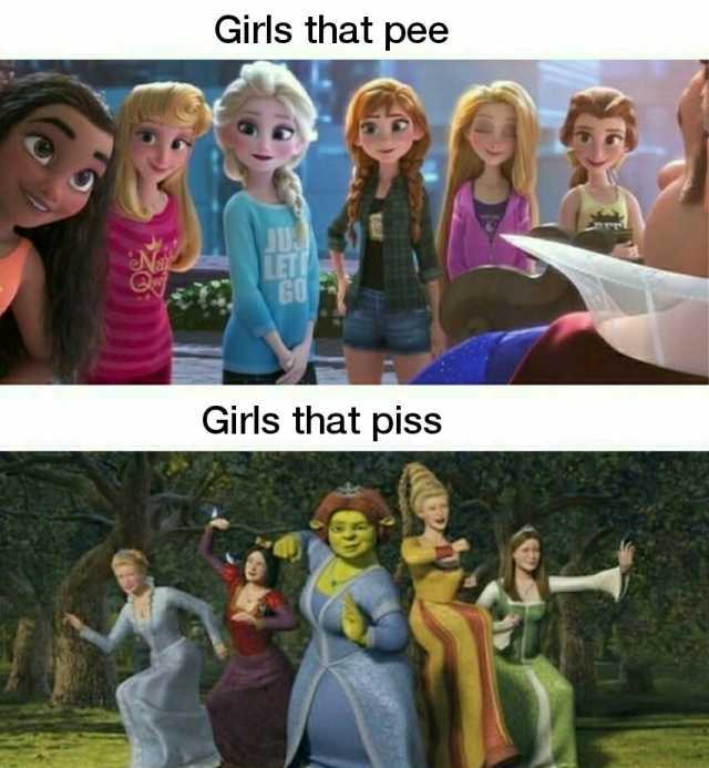 Girls that pee Girls that piss