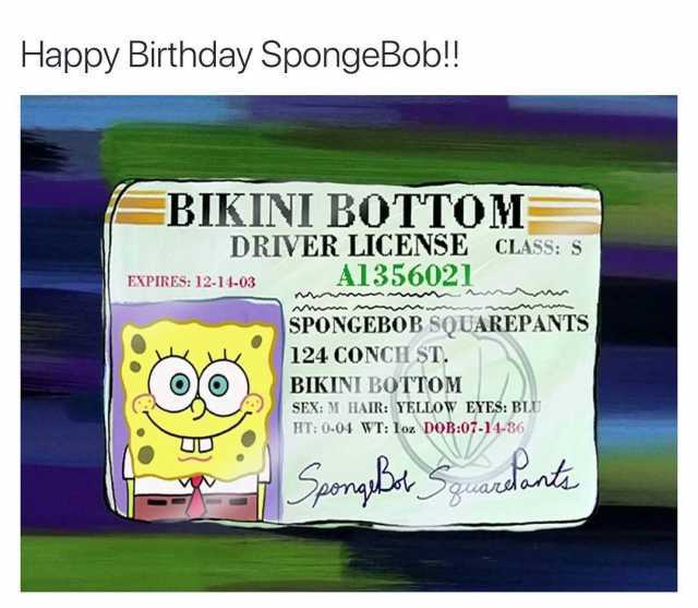 Dopl3r Com Memes Happy Birthday Spongebob Bikini Bottom