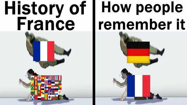 History of  How people France remember it