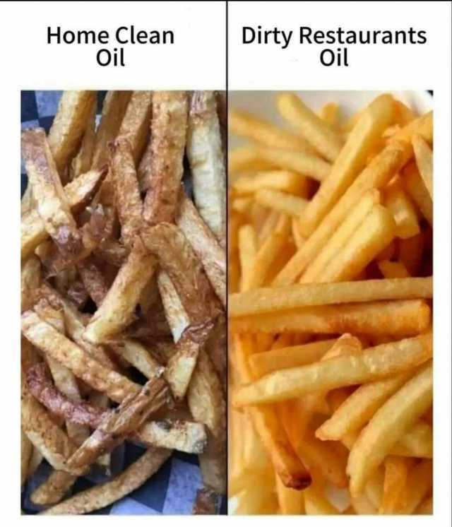 Home Clean Oil Dirty Restaurants Oil