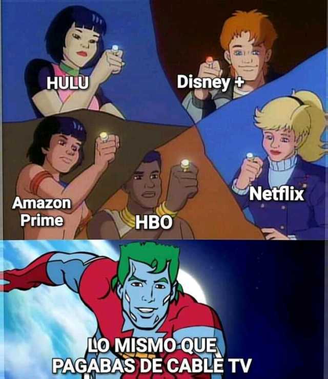 HULU Disney Netflix Amazonn Prime HBO LO MISMO QUE PAGABASDE CABLE TV