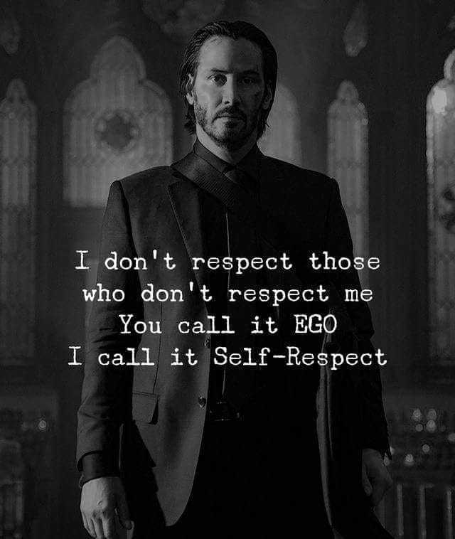 You i respect you me respect Respect or
