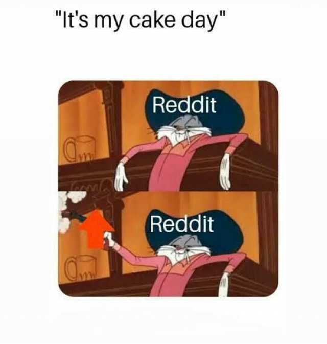 Its my cake day Reddit Reddit