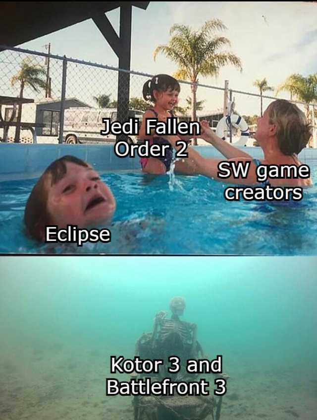 Jedi Fallen Order 2 SW gamne CreatorS Eclipse Kotor 3 and Battlefront 3