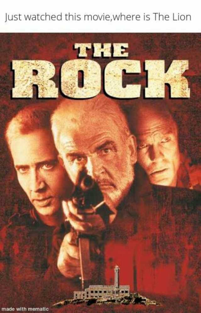 Just watched this movie where is The Lion THE ROCK made with mematic