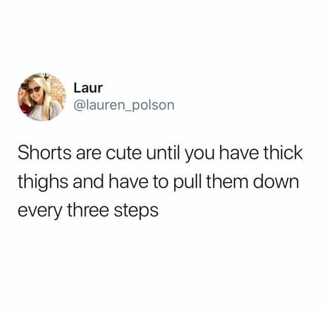 Thick thighs in shorts pics