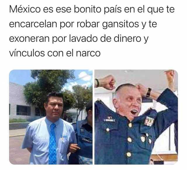 México es ese bonito país en el que te encarcelan por robar gansitos y te exoneran por lavado de dinero y vínculos con el narco 