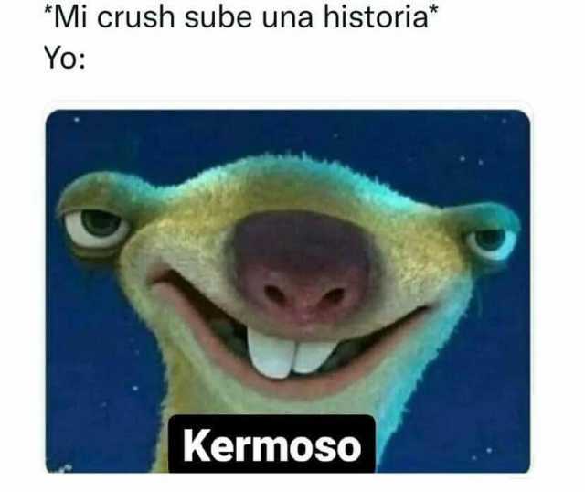 Mi crush sube una historia Yo Kermoso