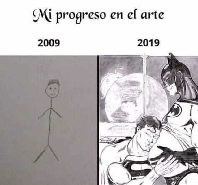 Mi progreso en el arte 2009 2019 