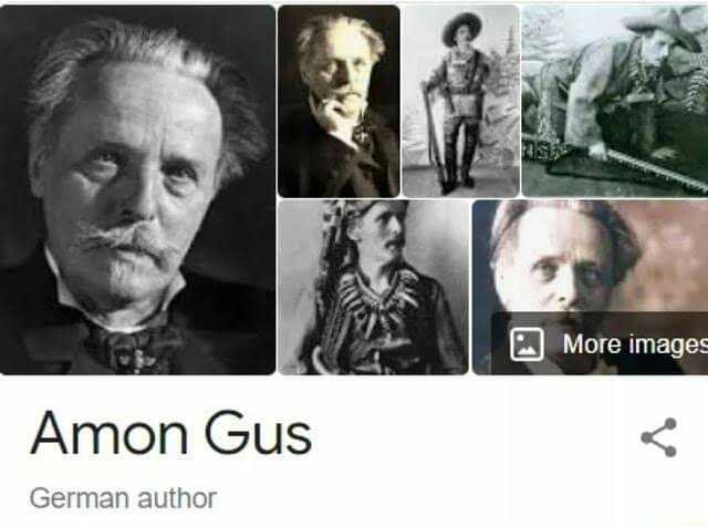 More images Amon Gus German author
