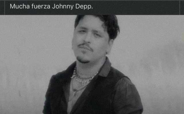 Mucha fuerza Johnny Depp.