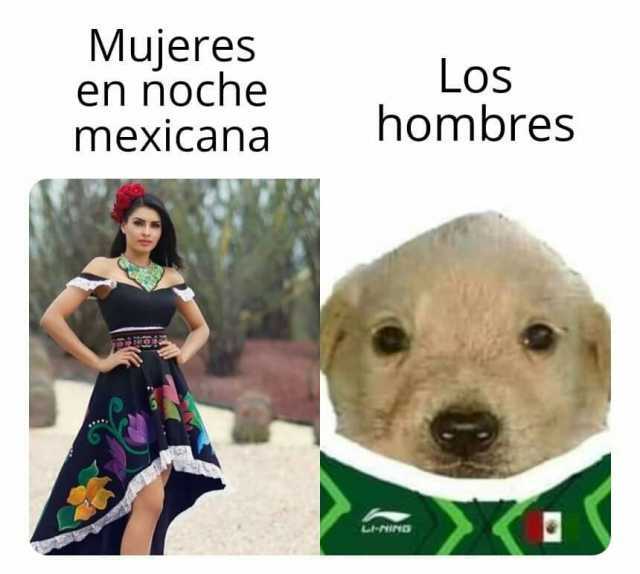 Mujeres en noche mexicana Los hombres