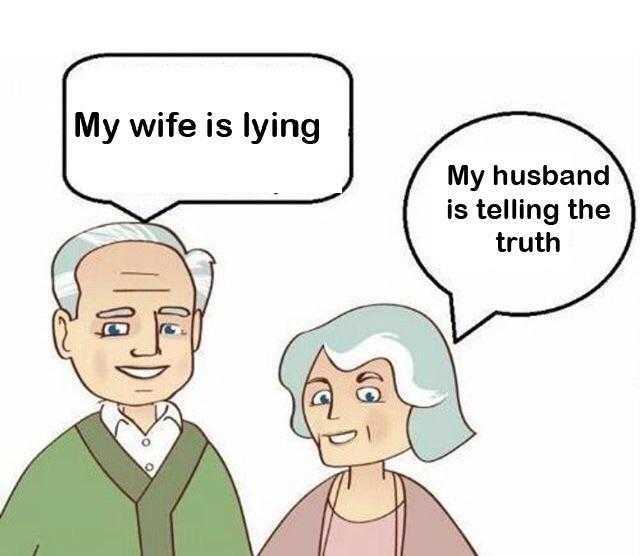 The time me all my wife to lies Lying in