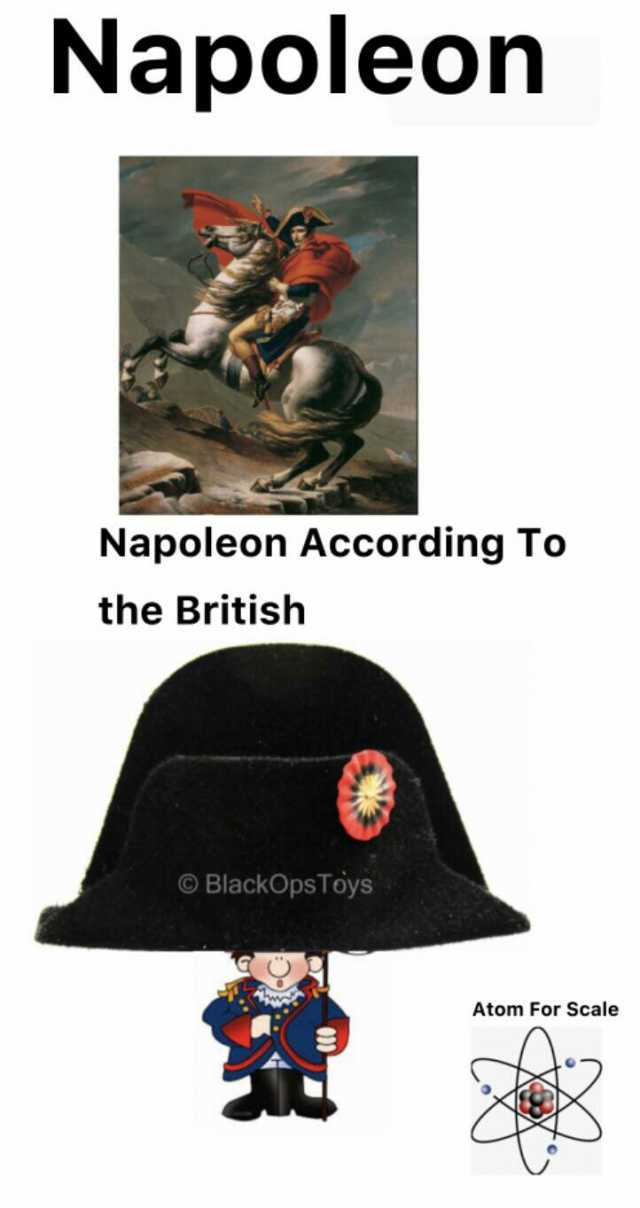 Napoleon Napoleon According To the British BlackOpsToys Atom For Scale