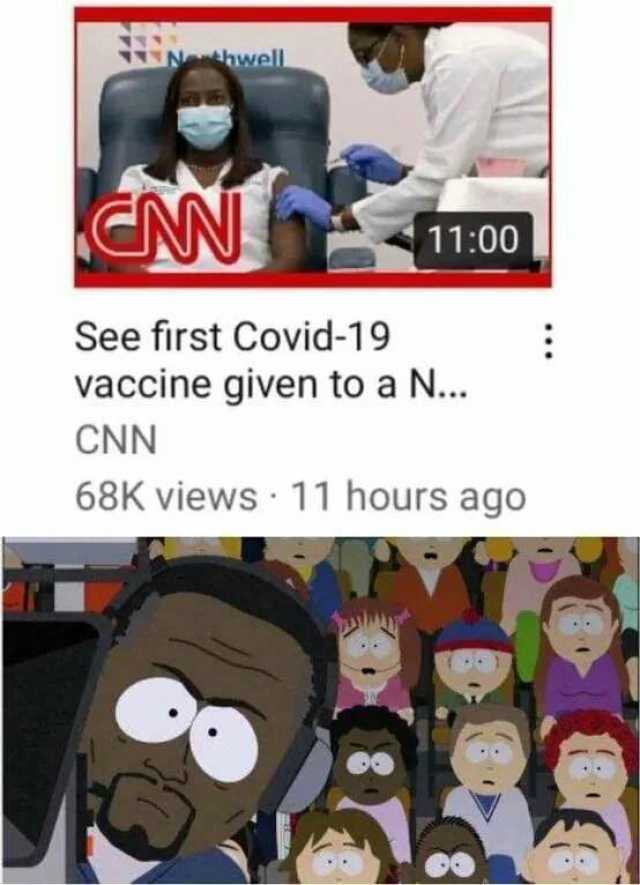 Nehwell GNN CNN 1100 See first Covid-19 vaccine given to a N... 68K views 11 hours ago
