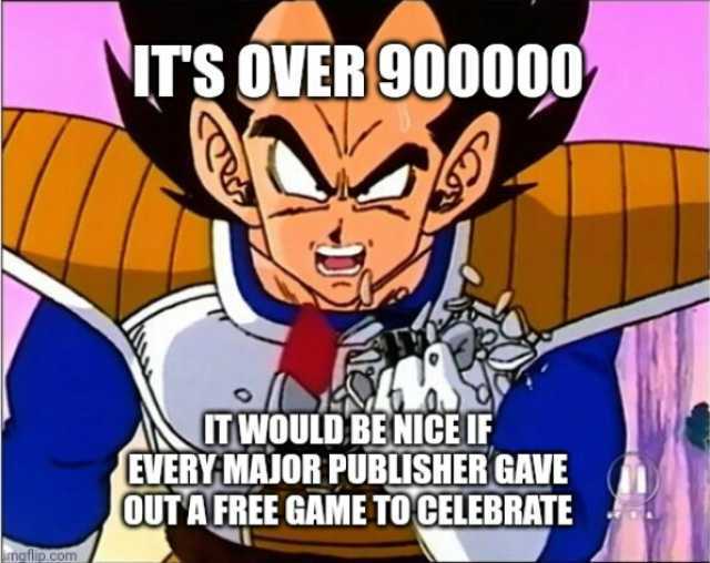 ngflip.com ITS OVER900000 ITWOULDBENICE IF EVERY MAJOR PUBLISHER GAVE OUTA FREE GAME TO CELEBRATE