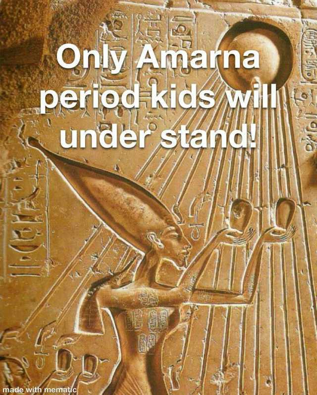 Only Anmarna period kids will under standy made with mematic