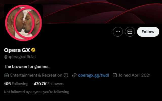 Opera GX @operagxofficial The browser for gamers. Entertainment & Recreation @operagx.gg/twdl Joined April 2021 105 Following 470.7K Followers Follow Not followed by anyone youre following