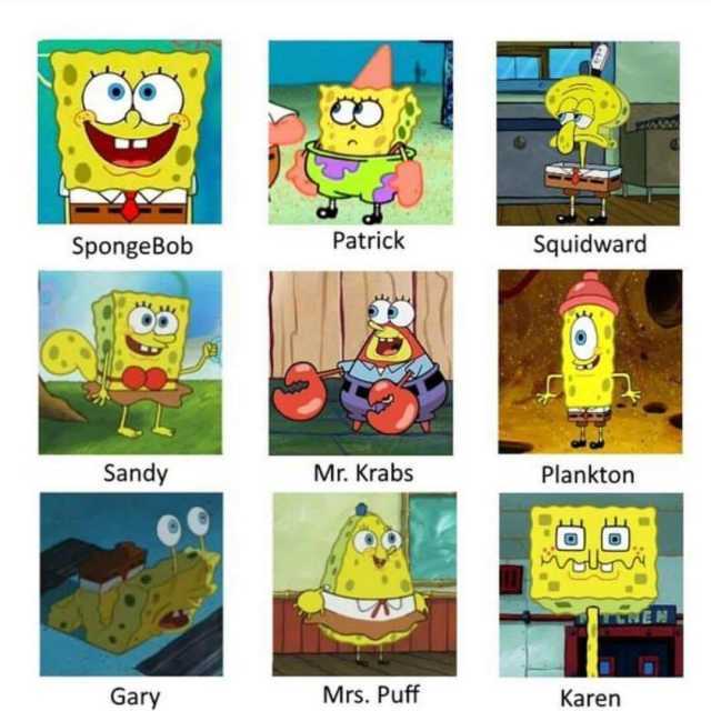 Dopl3r Com Memes Patrick Squidward Spongebob Plankton Mr