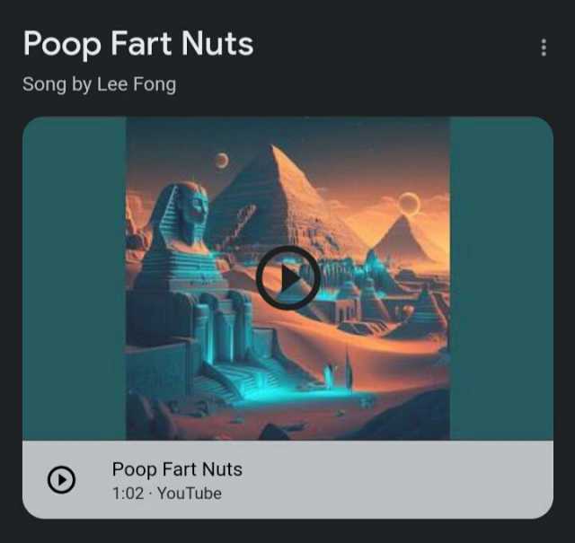 Poop Fart Nuts Song by Lee Fong Poop Fart Nuts 102· YouTube