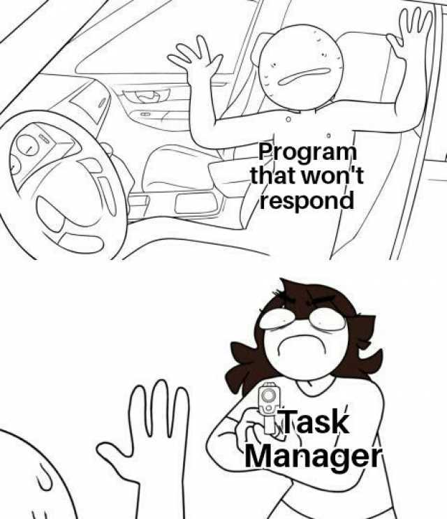 Program that wont 7/respond Task Manager