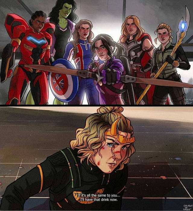 Avengers y Loki interpretados por mujeres,