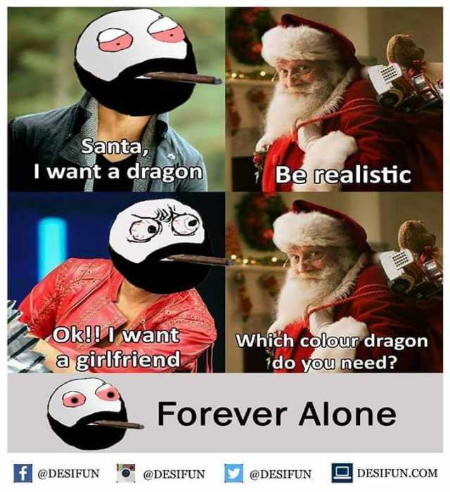 Dopl3r Com Memes Santa I Want A Dragon Be Realistic Ok Iwant