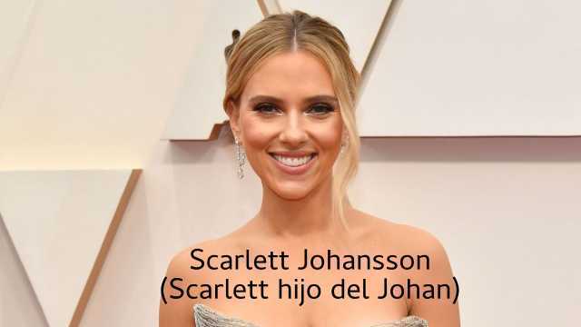 Scarlett Johansson scarlett hijo del johan