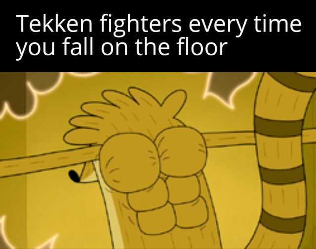 Tekken fighters every time you fall on the floor