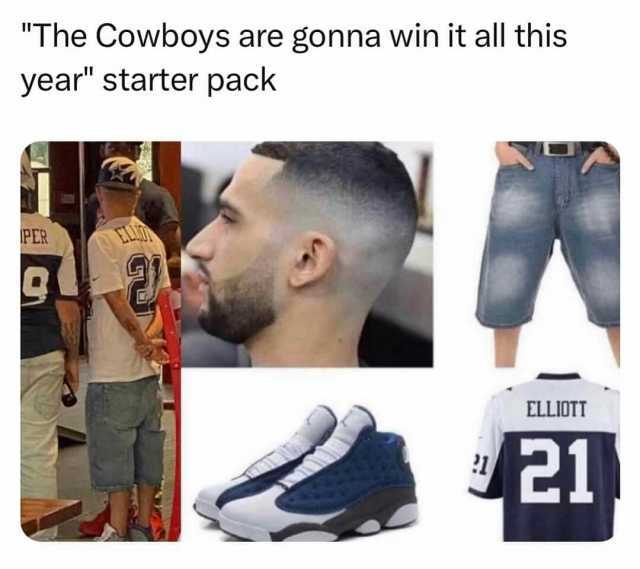 The Cowboys are gonna win it all this year starter pack PER 2 CLLIOTT 21