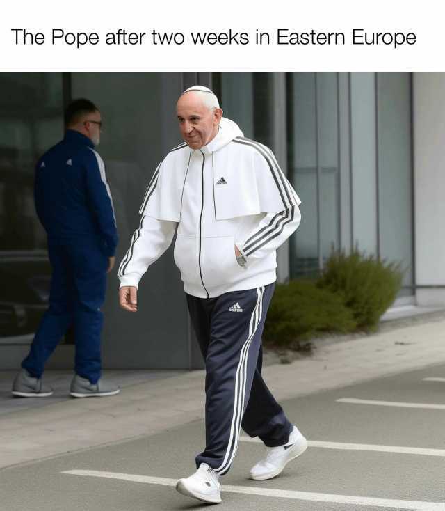 The Pope after tvwo weeks in Eastern Europe